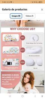 Plus Size Baby Nursing Pillow Set for Breastfeeding - Image 4