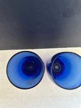 Cobalt Blue Footed Glasses - Image 2