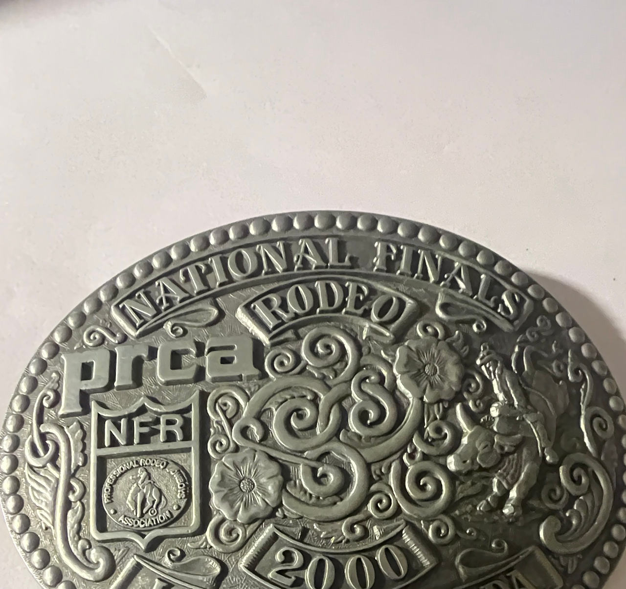 2000 PRCA NFR National Finals Rodeo Belt Buckle