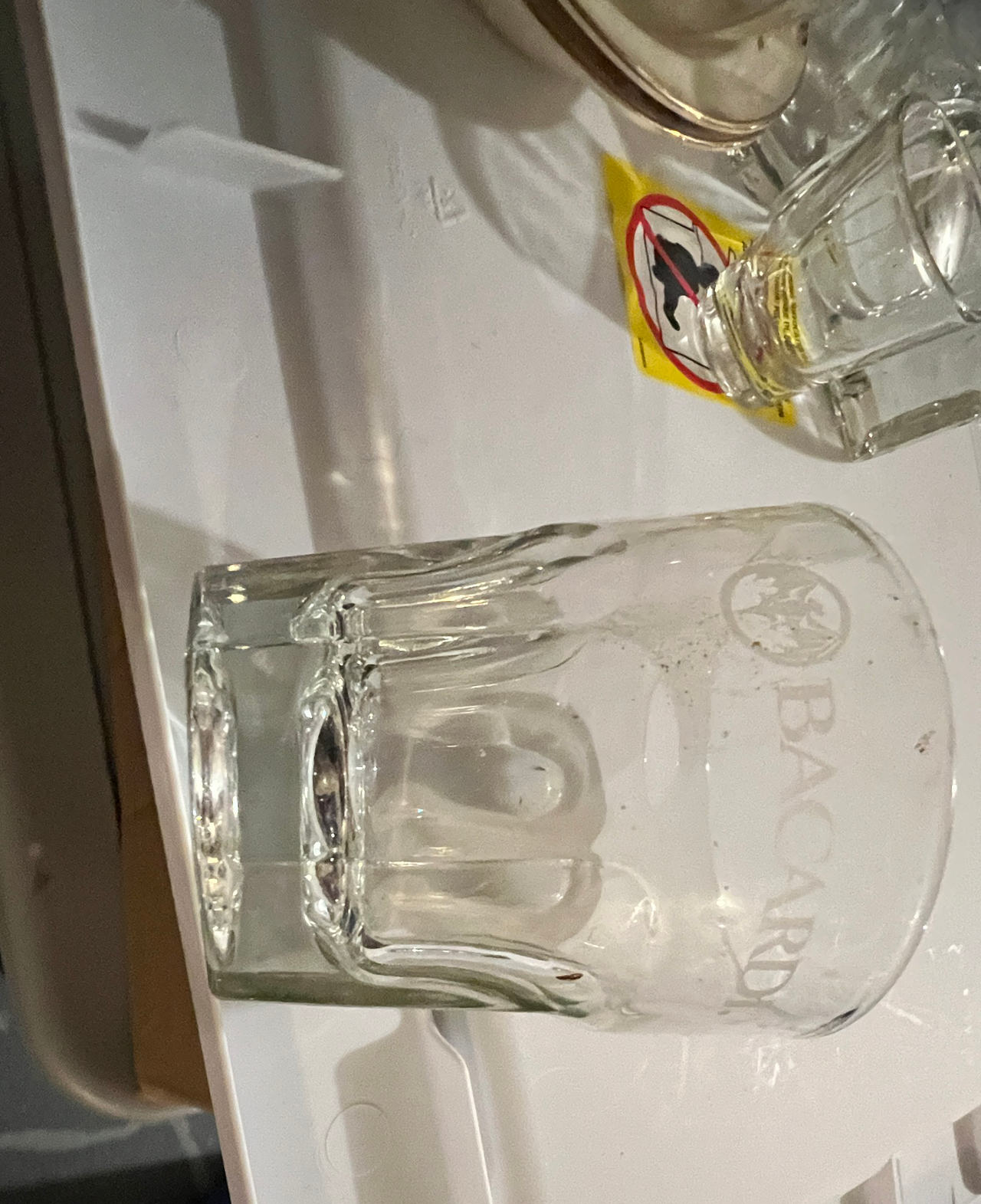 Bacardi Logo Rocks Glass