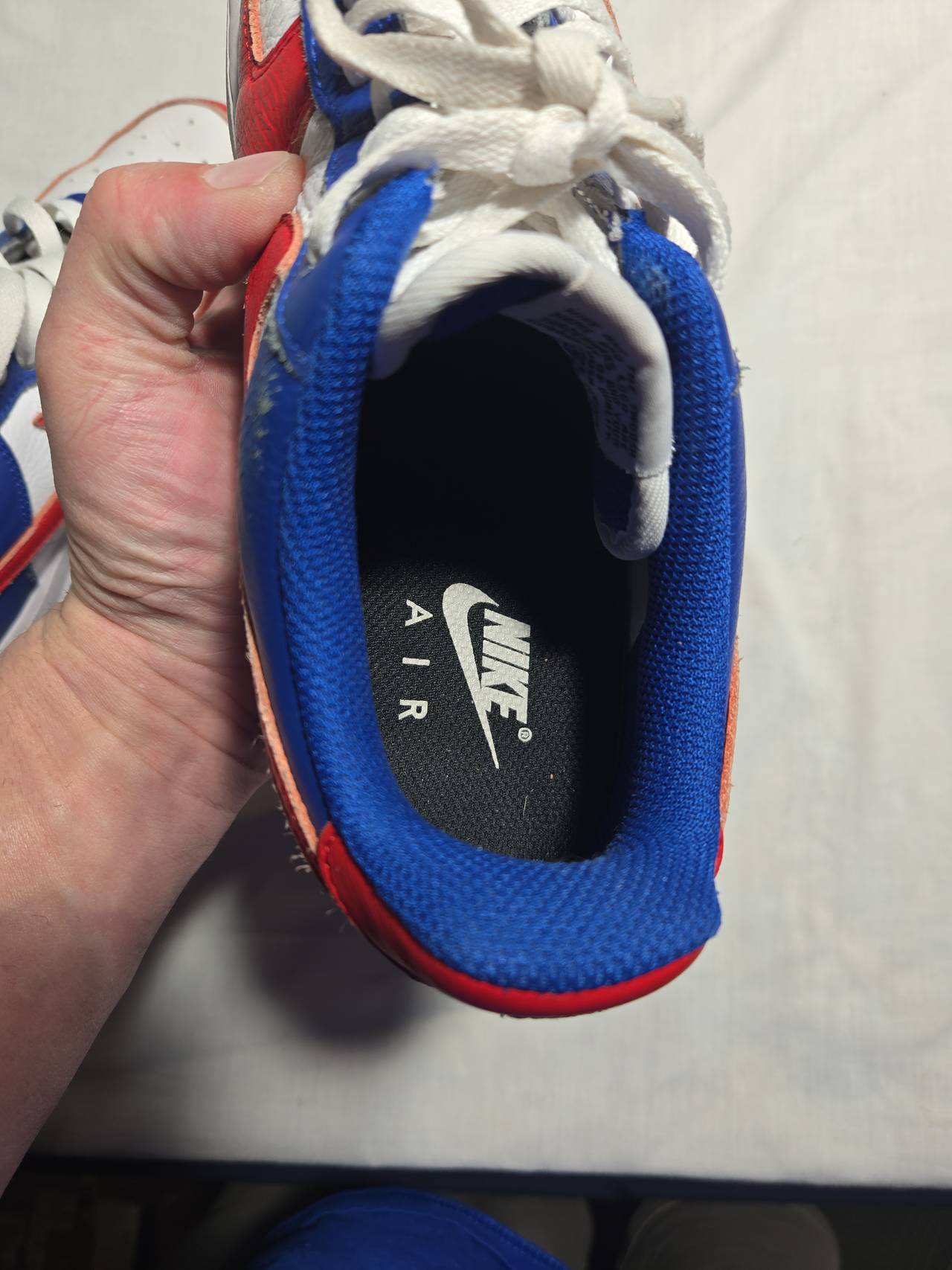 Nike Air Force 1 Low Red White Blue American Dream Mens size 7.5