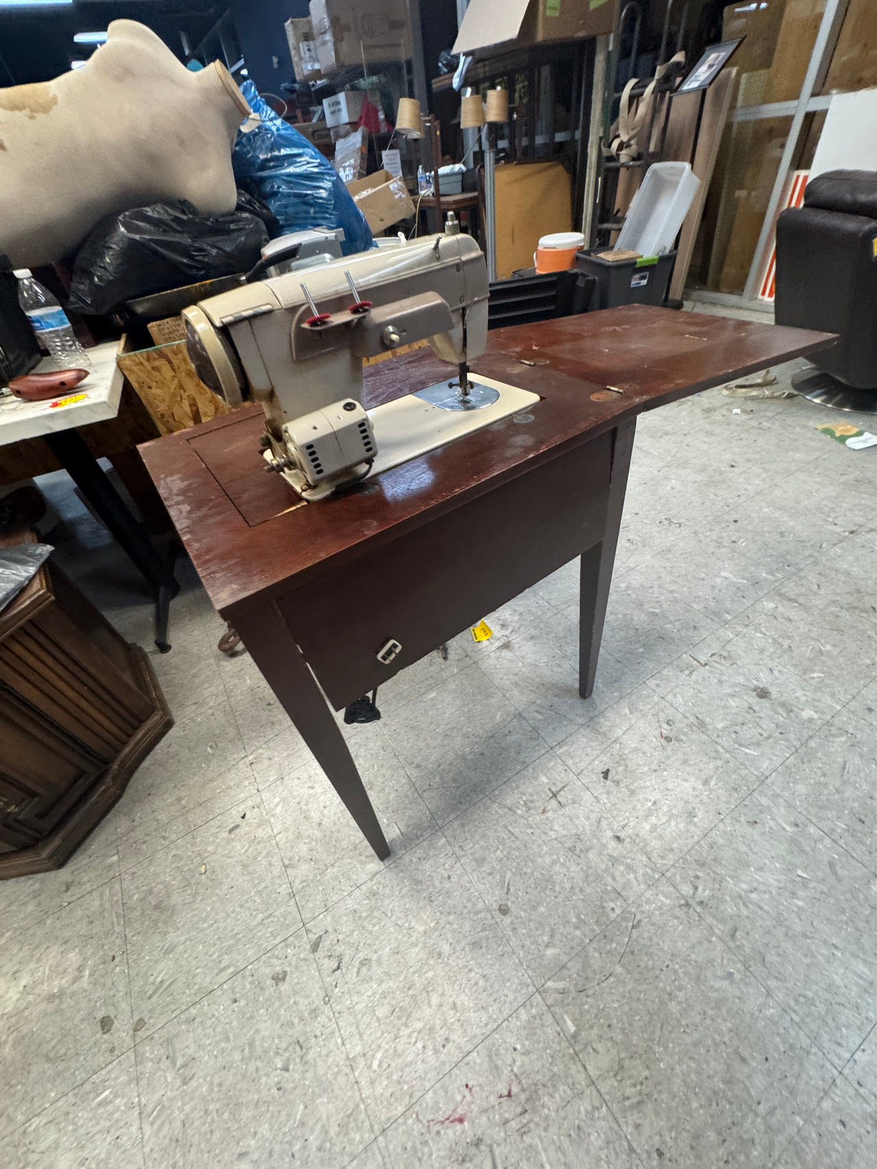 Kenmore Vintage Sewing Machine with Cabinet