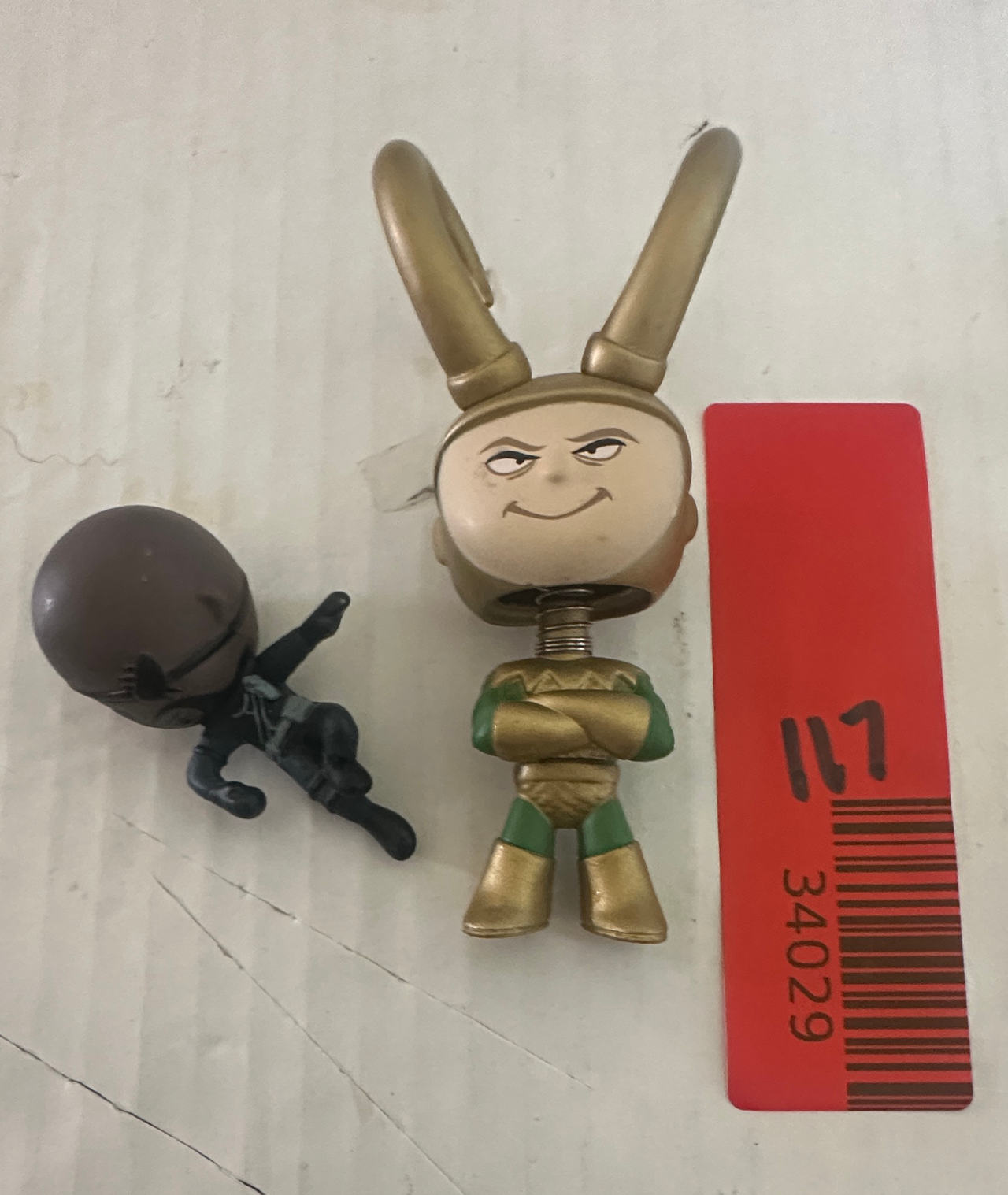 Funko Wacky Wobbler Loki & Nick Fury Marvel Figure Lot