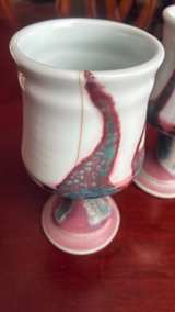 Handmade Studio Pottery Ceramic Goblets - Image 6