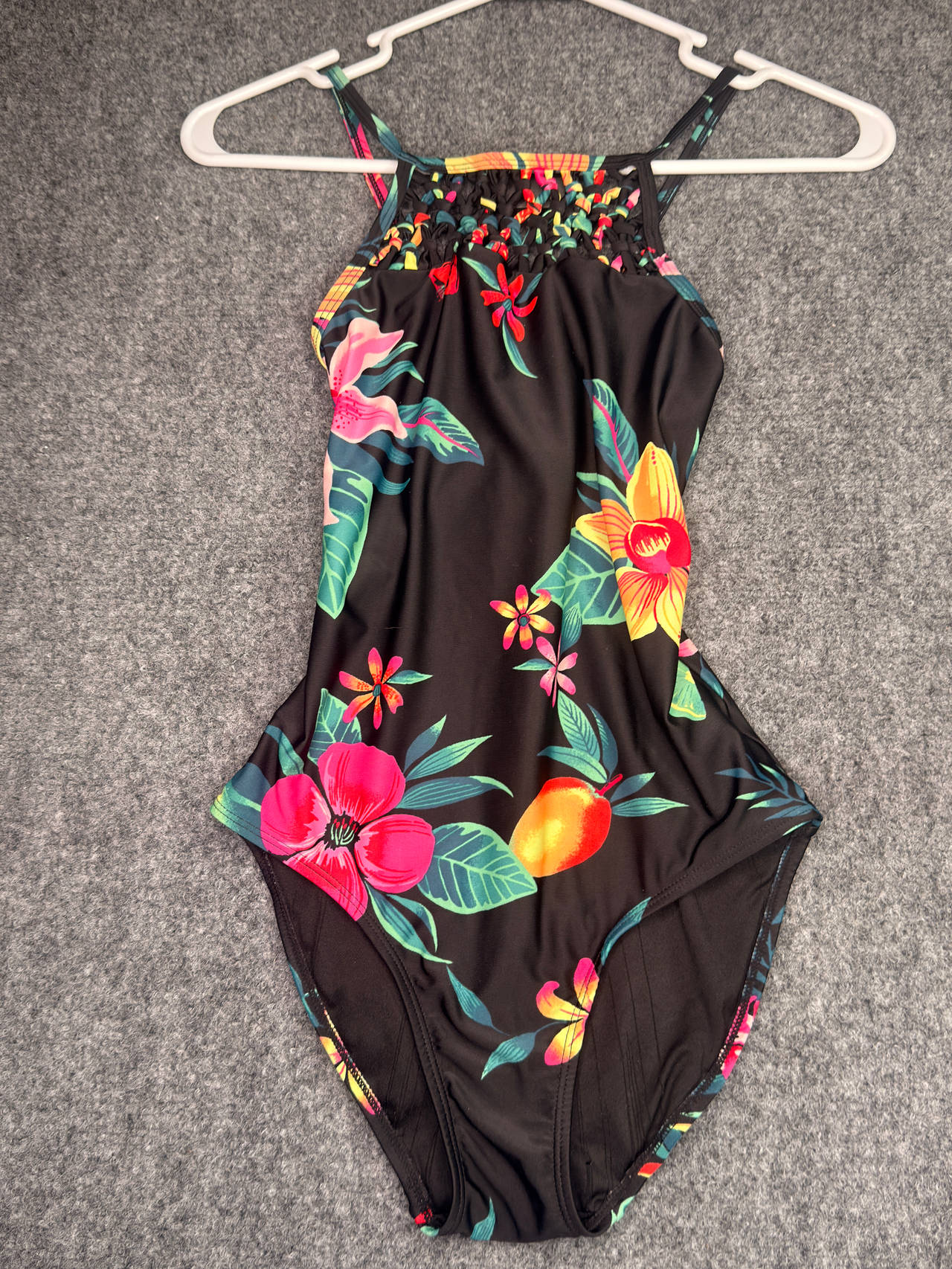 Old navy Tropical Floral High Neck One Piece Swimsuit
