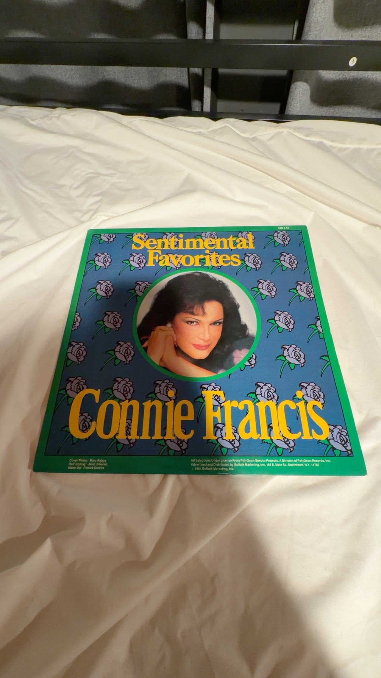 Connie Francis Sentimental Favorites Vinyl LP
