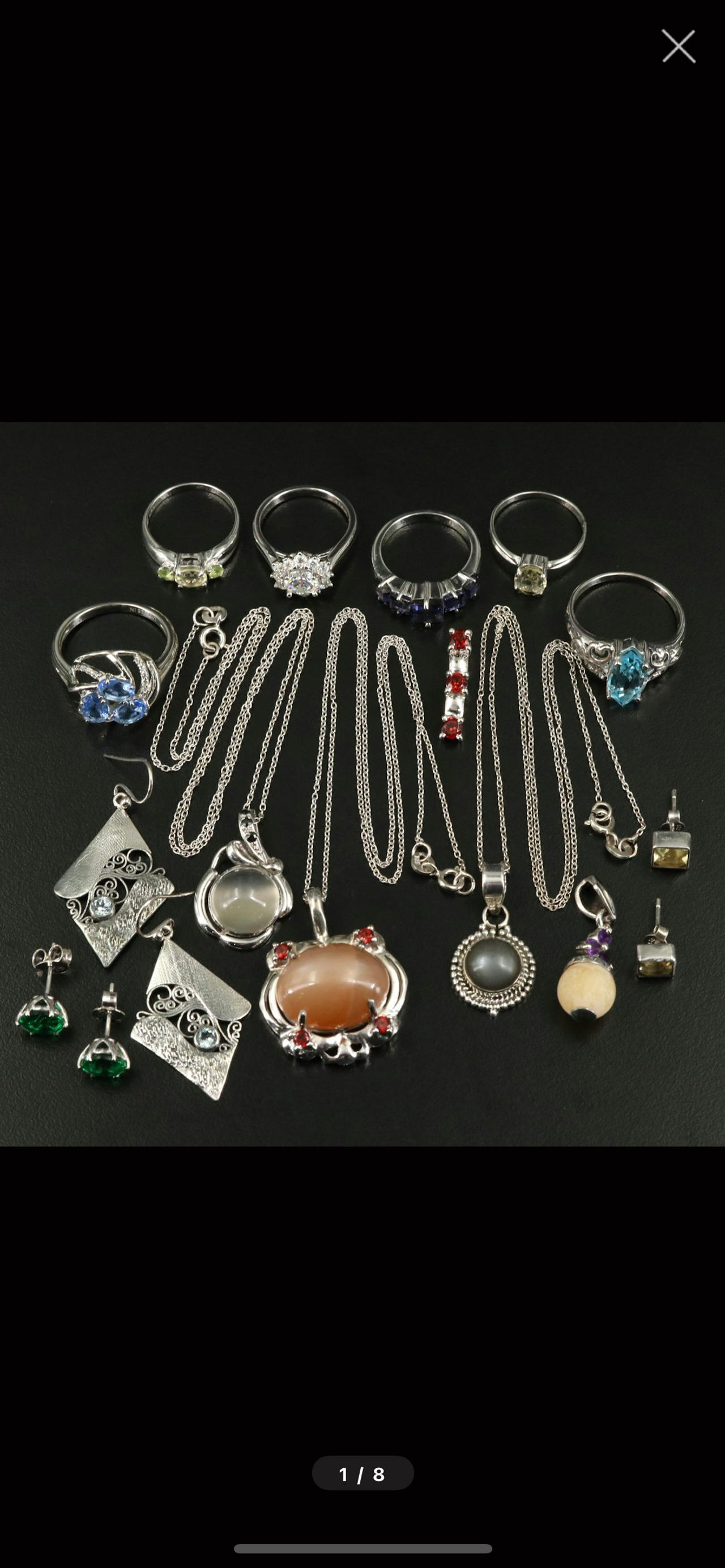 Sterling Silver Jewelry Set