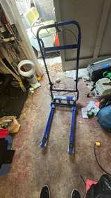 Folding Pallet Jack Dolly with Brake - Image 2