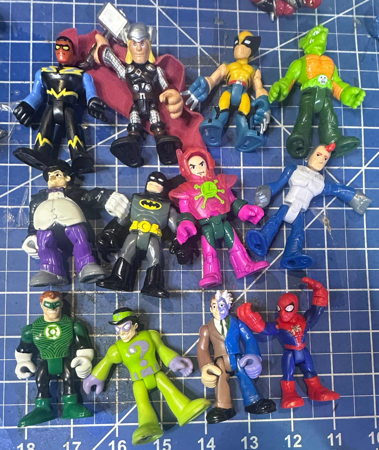 Imaginext and Playskool Heroes Superhero Figure Lot