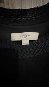 XXL LOFT Black Crochet Trim Tank Dress - Image 3