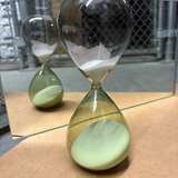 Statement decor green tinted Hourglass Sand Timer - Image 2