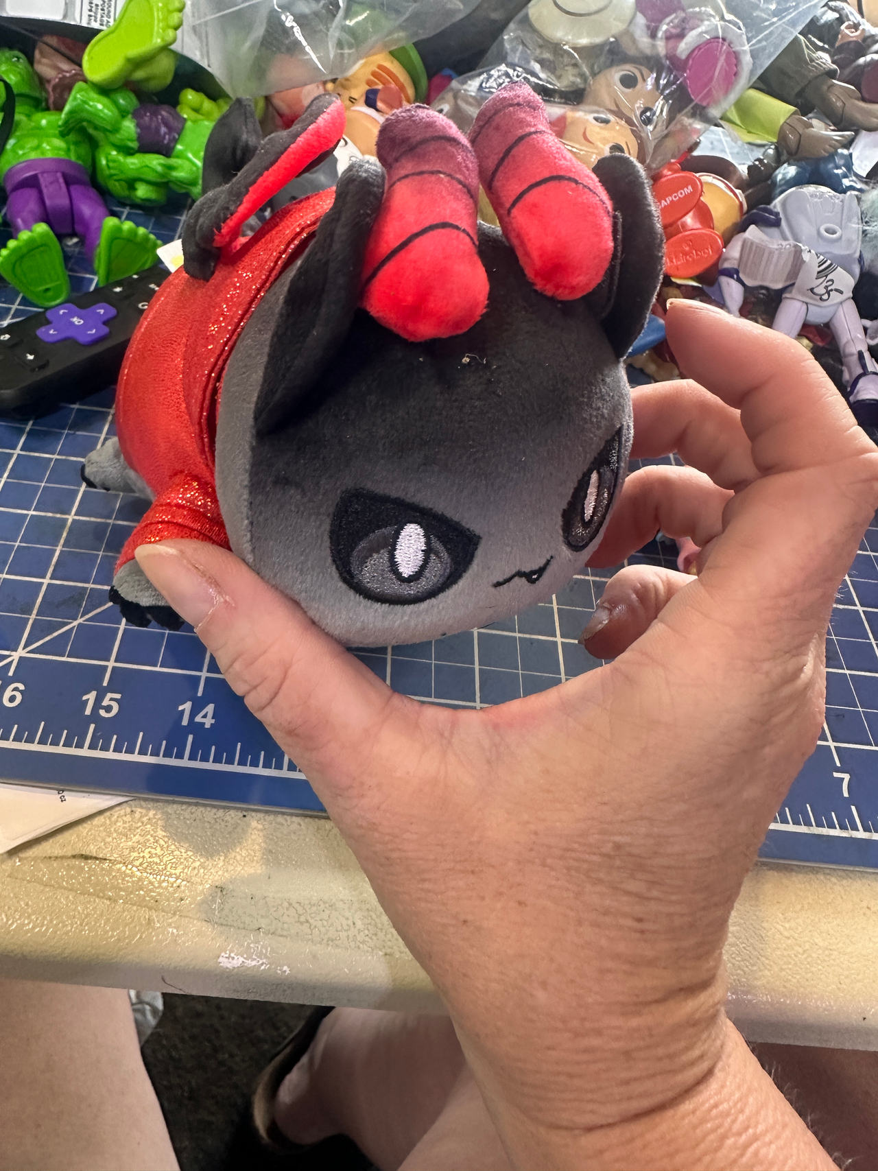 Aphmau MeeMeows red devil plush stuffed animal blind box