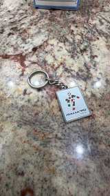 Vintage Italia '90 World Cup Keychain Metal Key Ring Old School Bag - Image 6