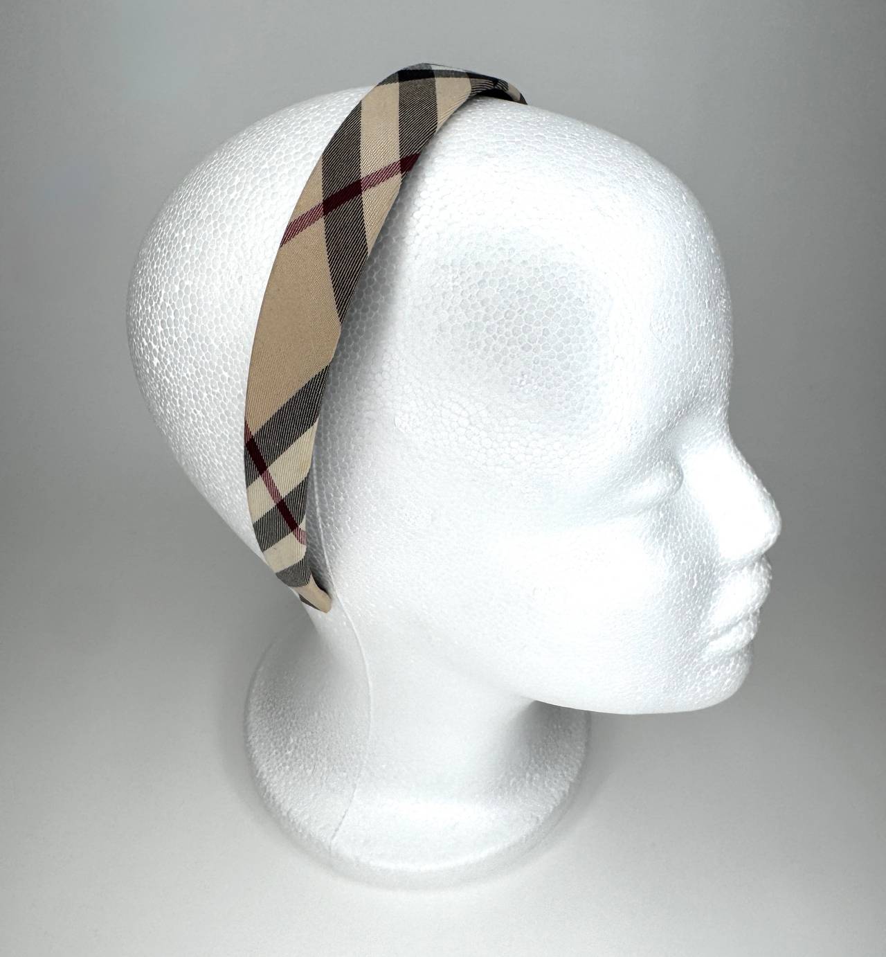 Burberry Vintage Check Headband Nova Plaid