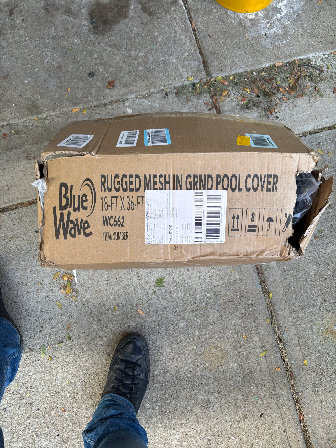 Blue Wave Rugged Mesh In-Ground Pool Cover