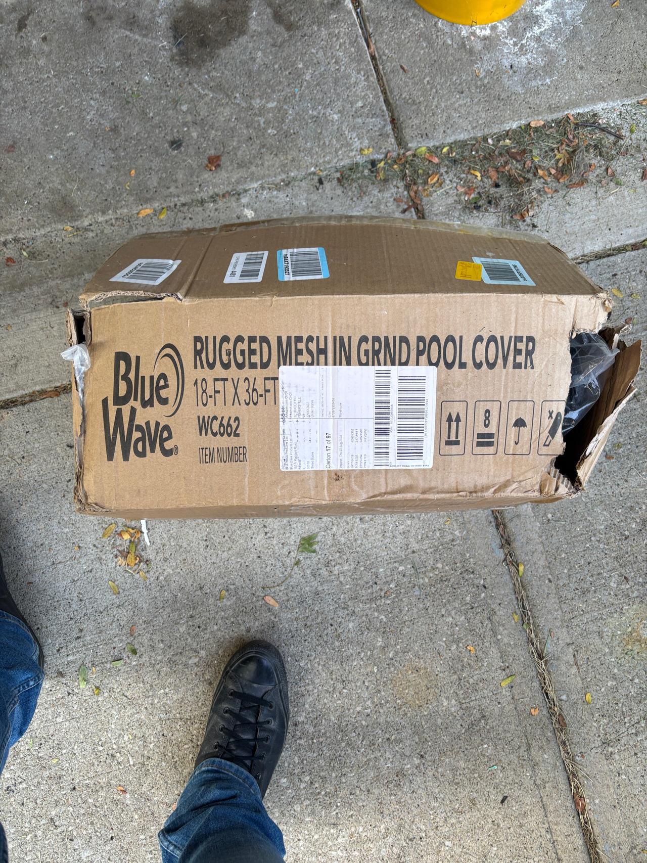 Blue Wave Rugged Mesh In-Ground Pool Cover