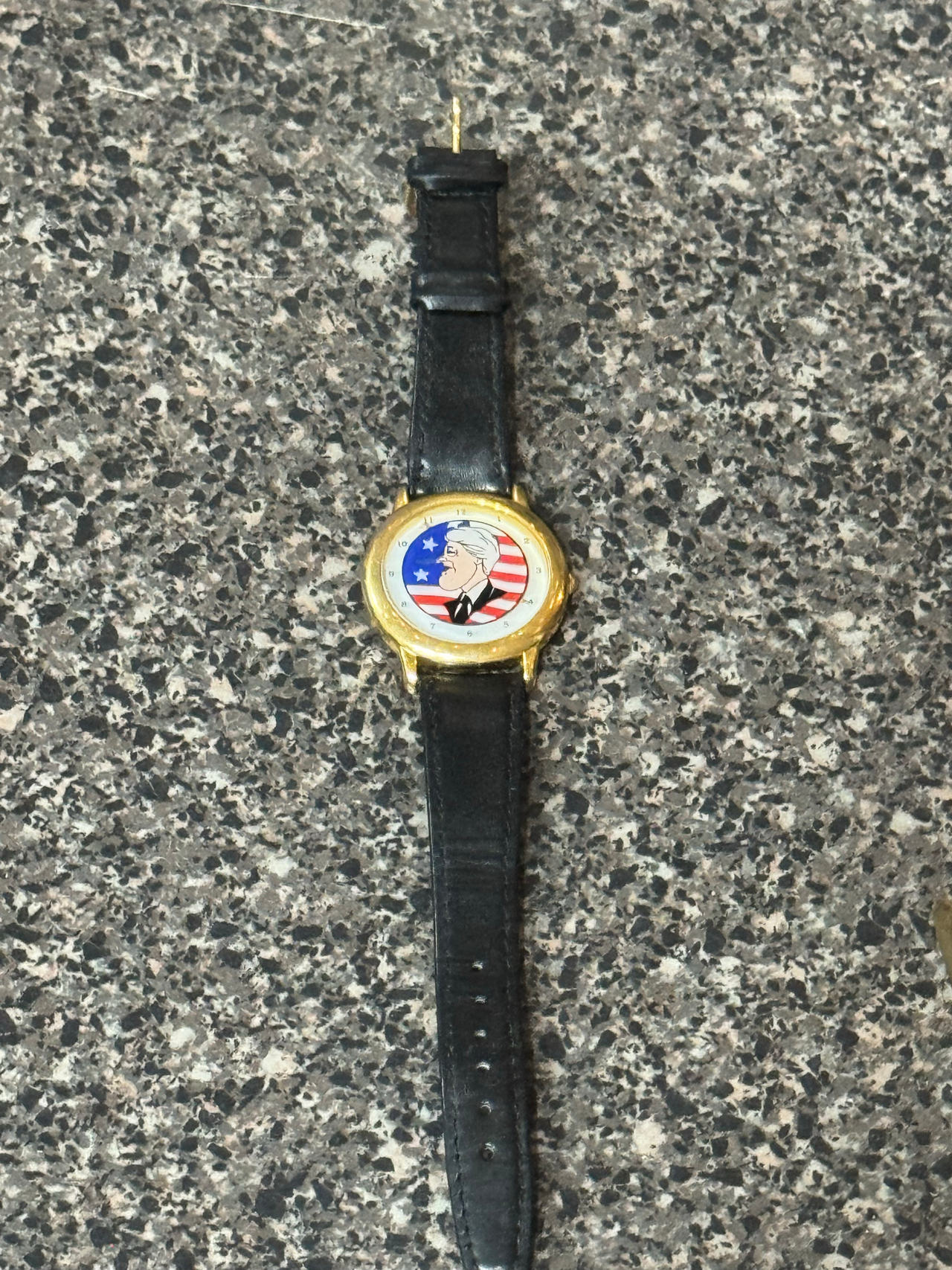 Vintage Bill Clinton Political Caricature Watch