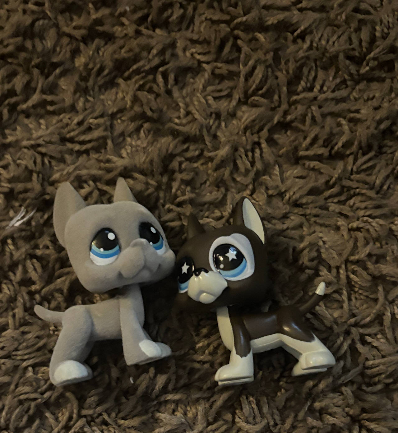 Littlest Pet Shop Great Dane #184 and #577