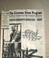 ECW Extreme Event Program August 26 1999 with Ticket Stub - Image 1