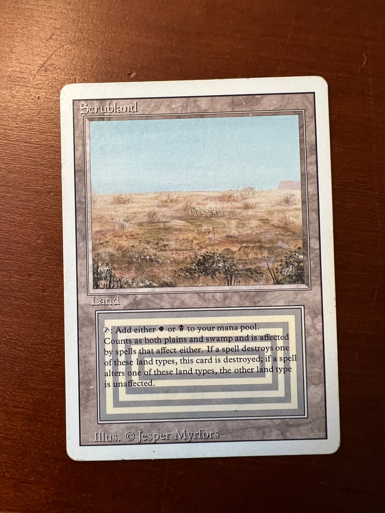 Magic: The Gathering Scrubland