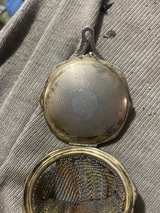 Vintage Guilloche Enamel Compact Pendant - Image 6