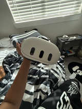 Meta Quest 3 With 2 controlled and a Kiwi head strap - Image 1