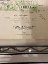 1957 USGS Topographic Map Pleasant Valley NY - Image 1
