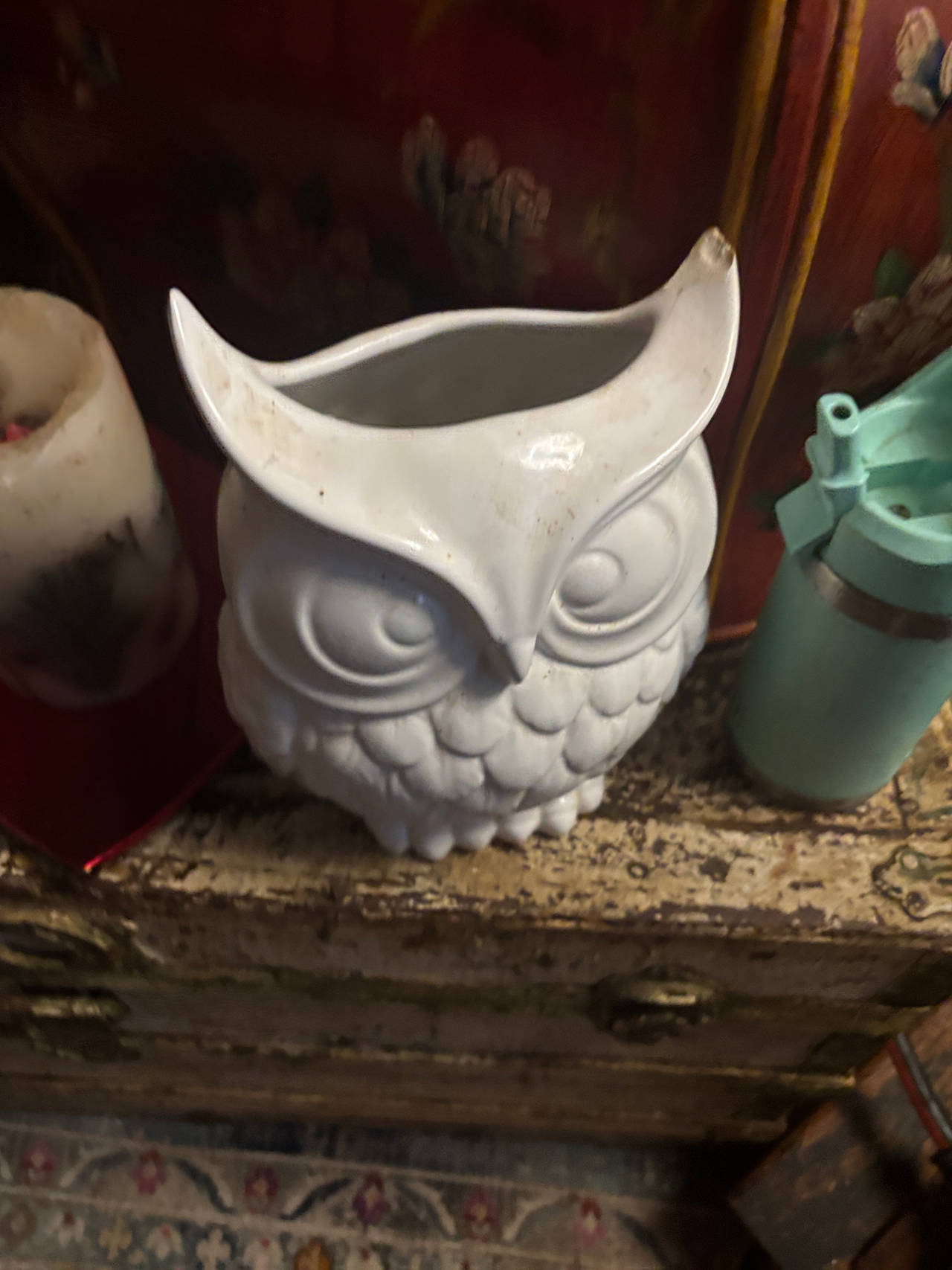 Ceramic Owl Vase