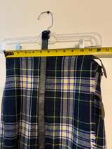 Plaid Pleated Kilt Skirt glen isla size 10 - Image 5