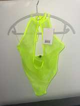Fantasy Lingerie Glow Neon Fishnet Bodysuit - Image 5