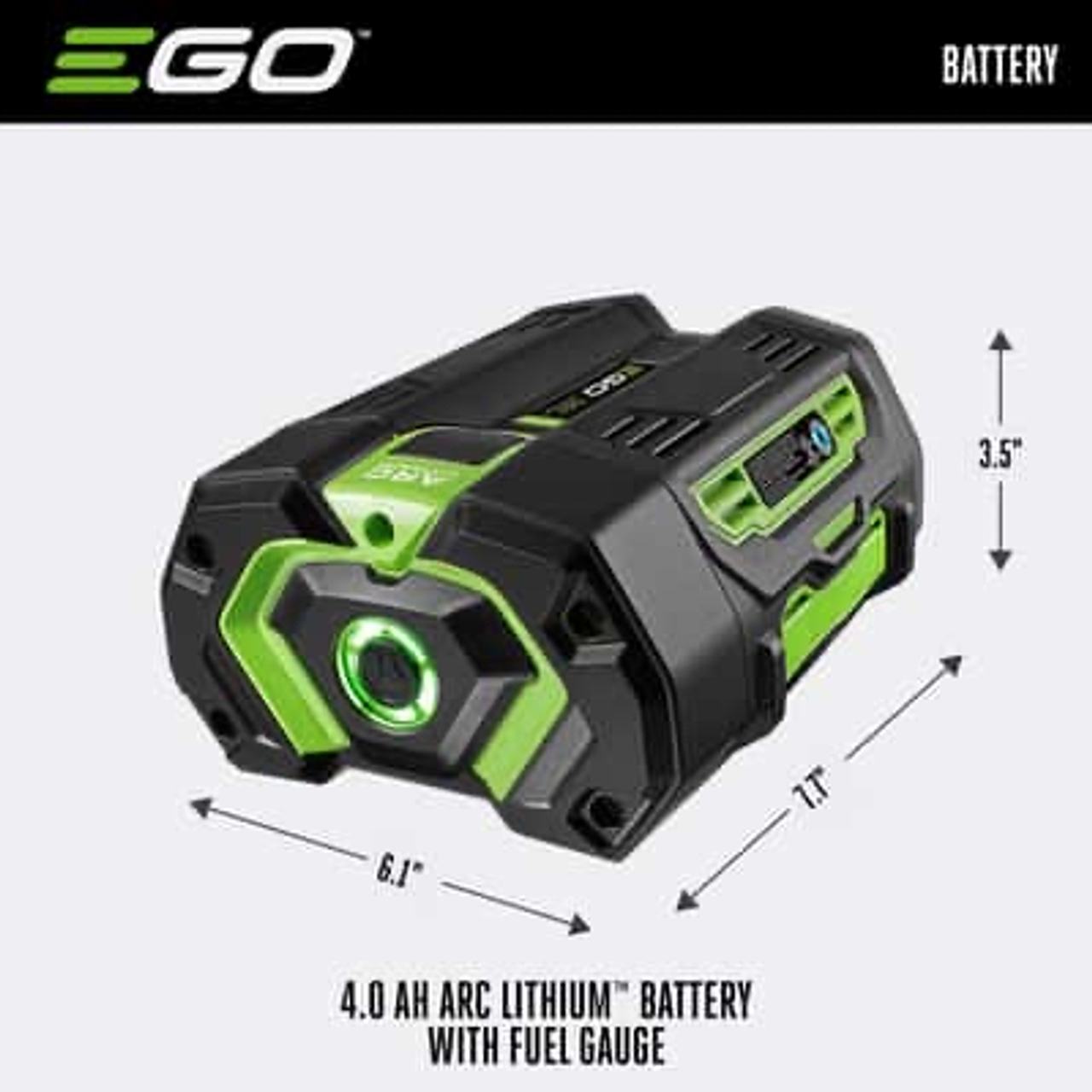 EGO Power+ 56V 4.0 Ah ARC Lithium Battery with Fuel Gauge