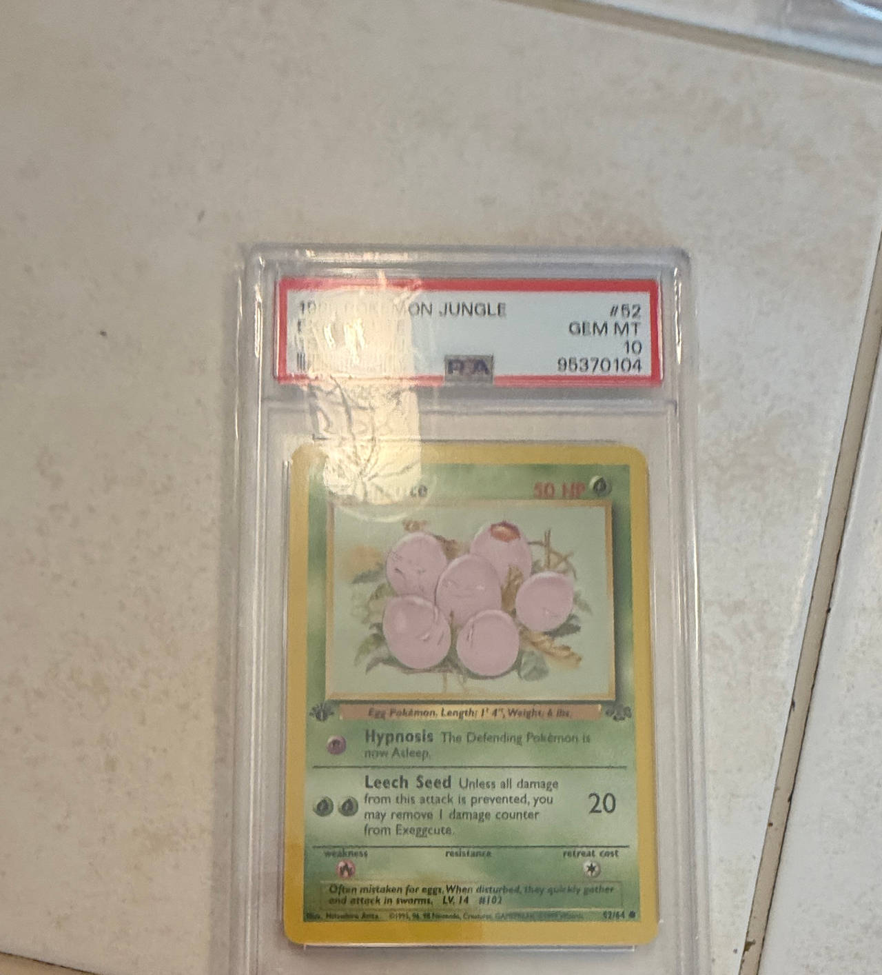 1999 Pokemon Jungle Exeggcute #52 PSA 10 Gem Mint