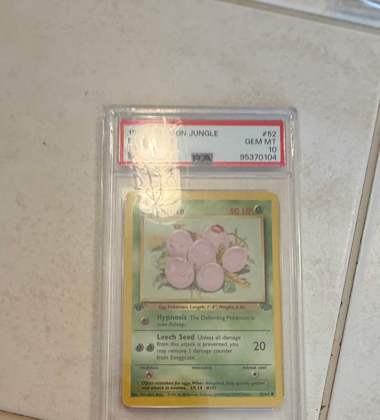 1999 Pokemon Jungle Exeggcute #52 PSA 10 Gem Mint