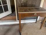 Antique School Desk - Image 4