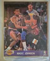 1990-91 NBA Hoops Magic Johnson Poster - Image 2