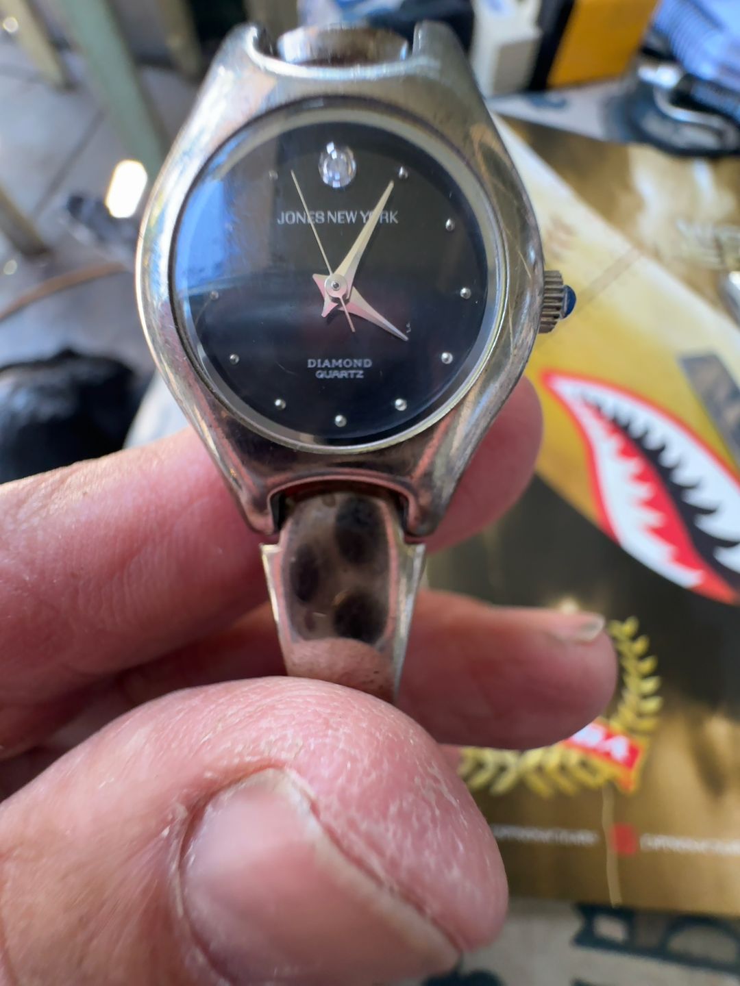 Anne Klein II Diamond Silver-tone Women's Watch