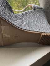 Silver Glitter Wedge Heels - Image 3