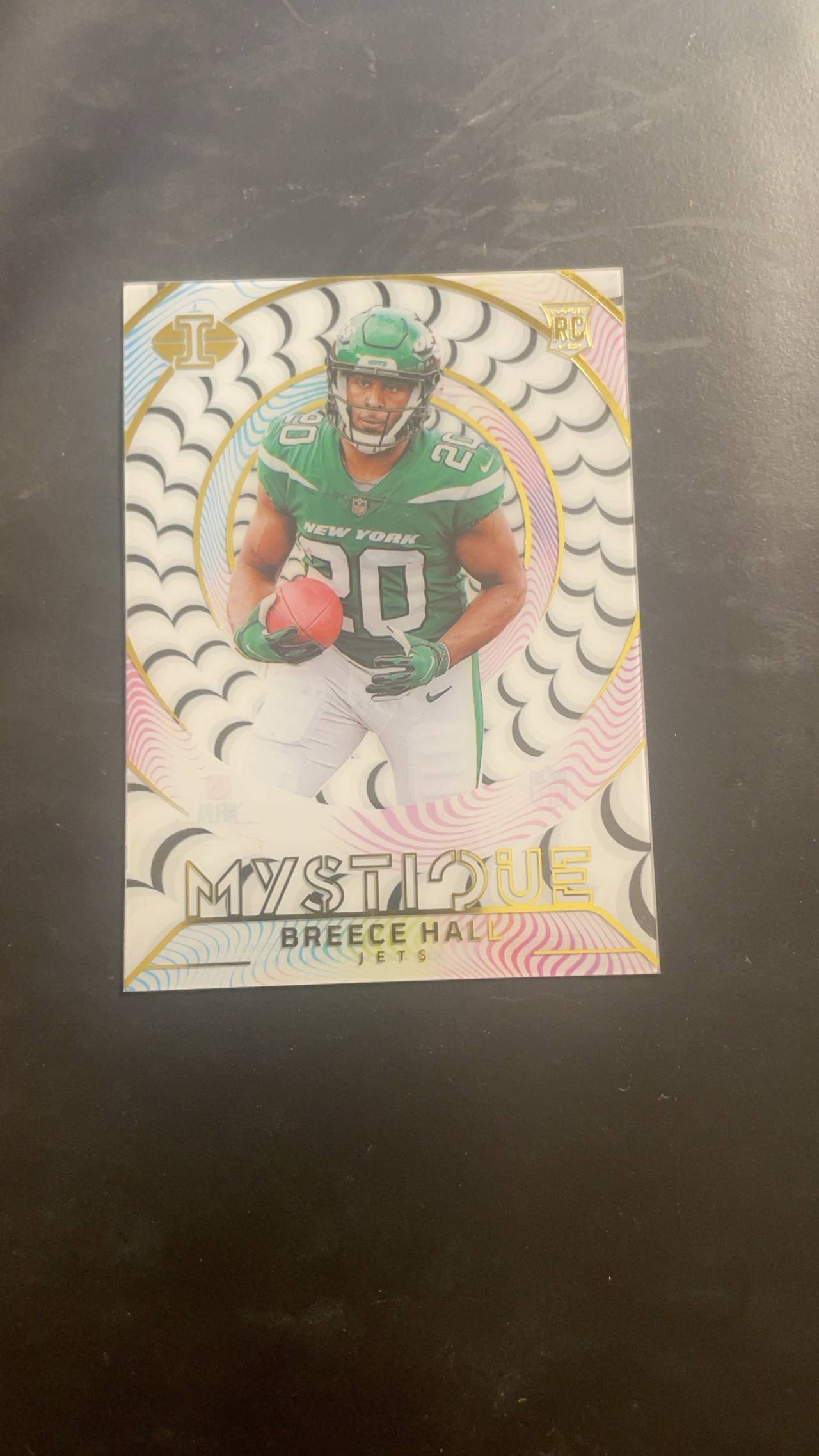 Panini Breece Hall 2022 Illusions Mystique Rookie Card