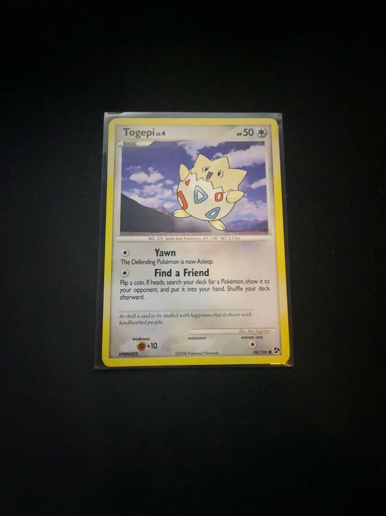 Pokemon Togepi Great Encounters Common Card