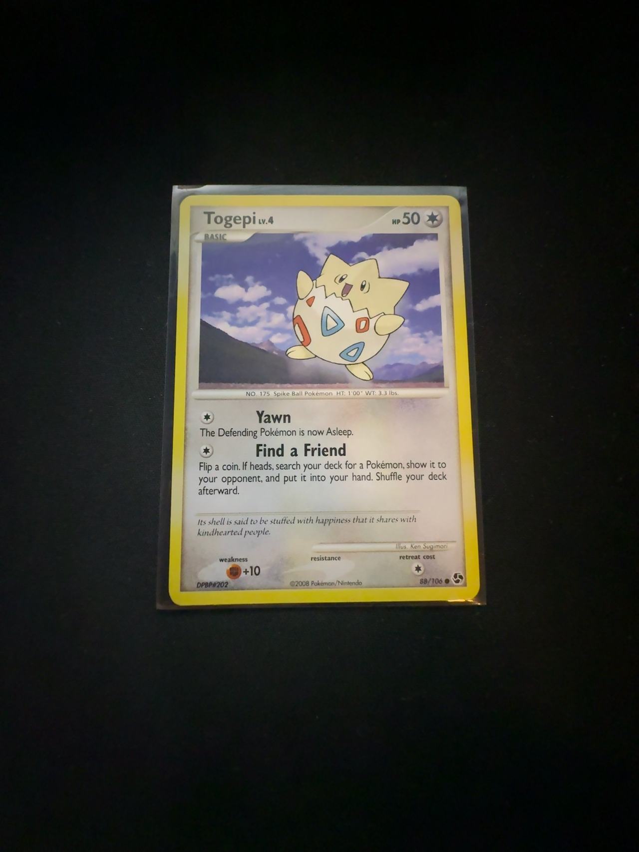 Pokemon Togepi Great Encounters Common Card