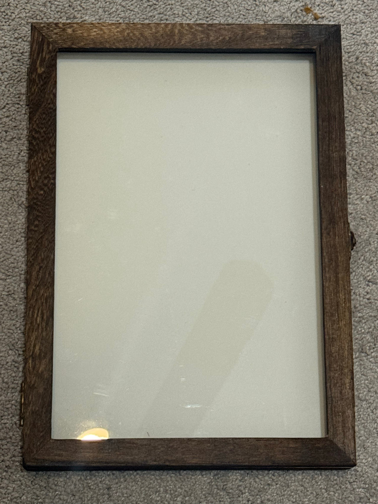 Wooden Shadow Box Display Case