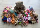 35 Large Plush & Toy Lot Squishmallows, Douglas, Wild Republic, Dolls & More - Image 1