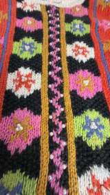 Kitty Hawk by Vivian Wang Vintage Beaded Floral Knit Sweater medium - Image 2