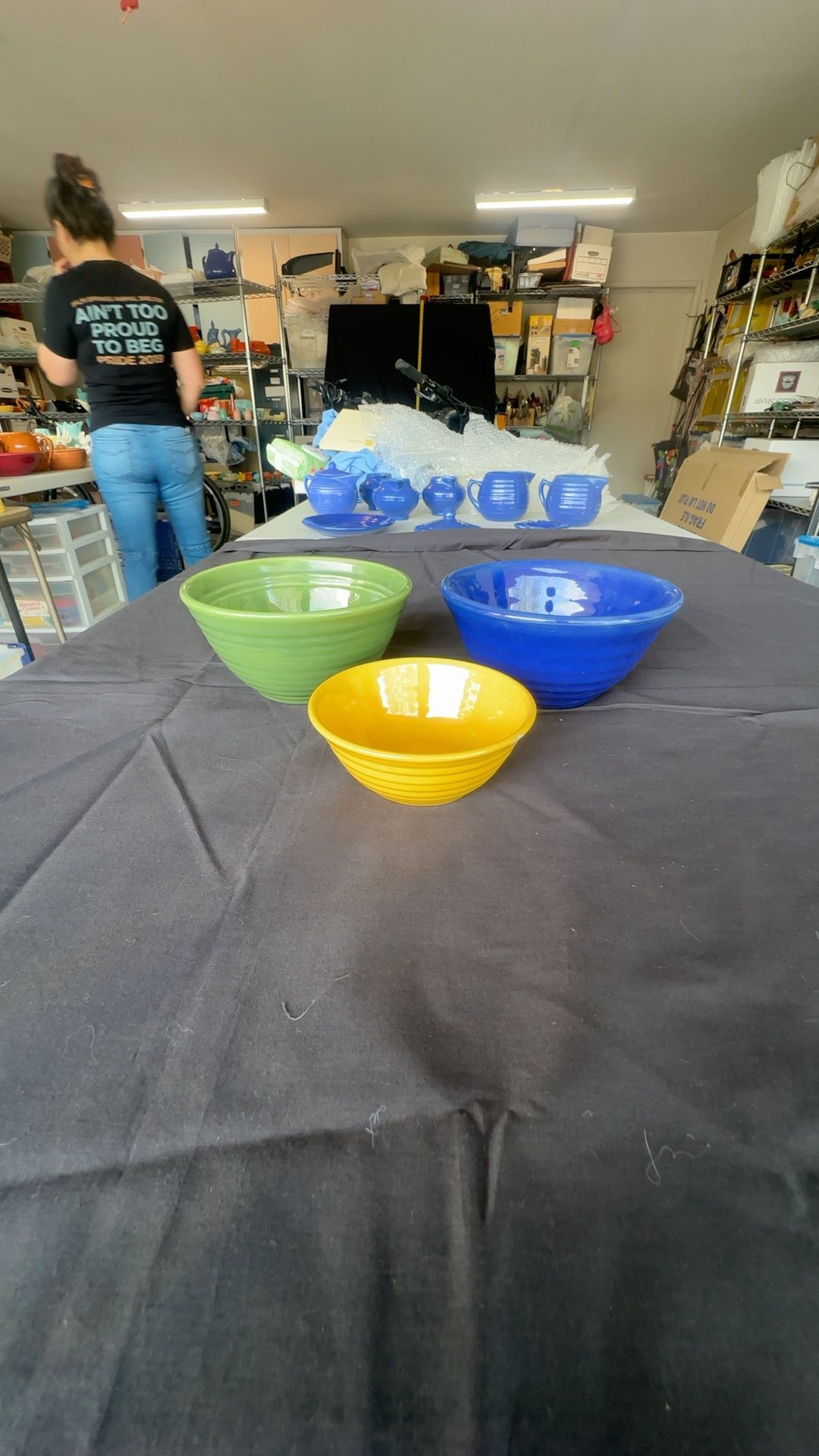 Bauer Pottery Yellow Ringware Mixing Bowl