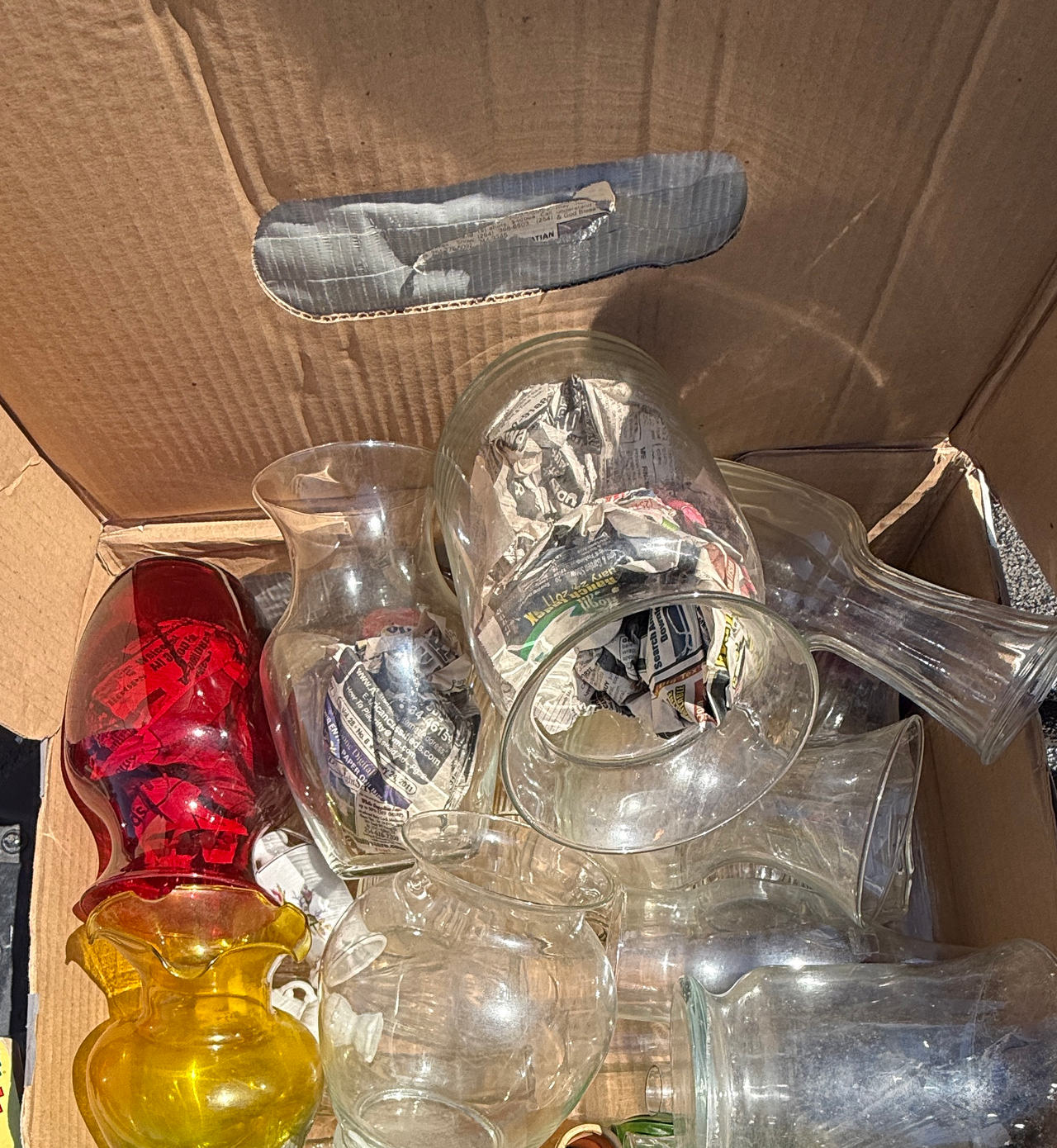 Bulk Lot of Assorted Glass Vases