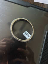 Nadri Cubic Zirconia Hinged Bangle - Image 1