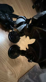 Black Gothic Bat Candle Holder Resin includes pumpkin, candle and heart vase. - Image 7