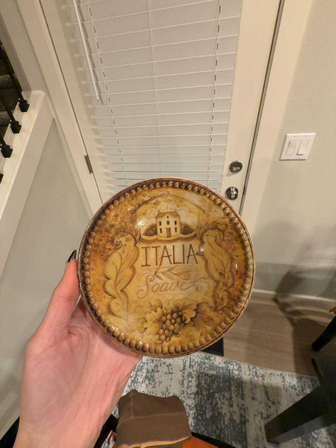 Susan Winget Italia Collection Snack Plates Set of 4