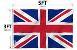 Anley 2-Pack Fly Breeze 3x5 Foot United Kingdom UK Flag - Vivid Color FadeProof - Image 5