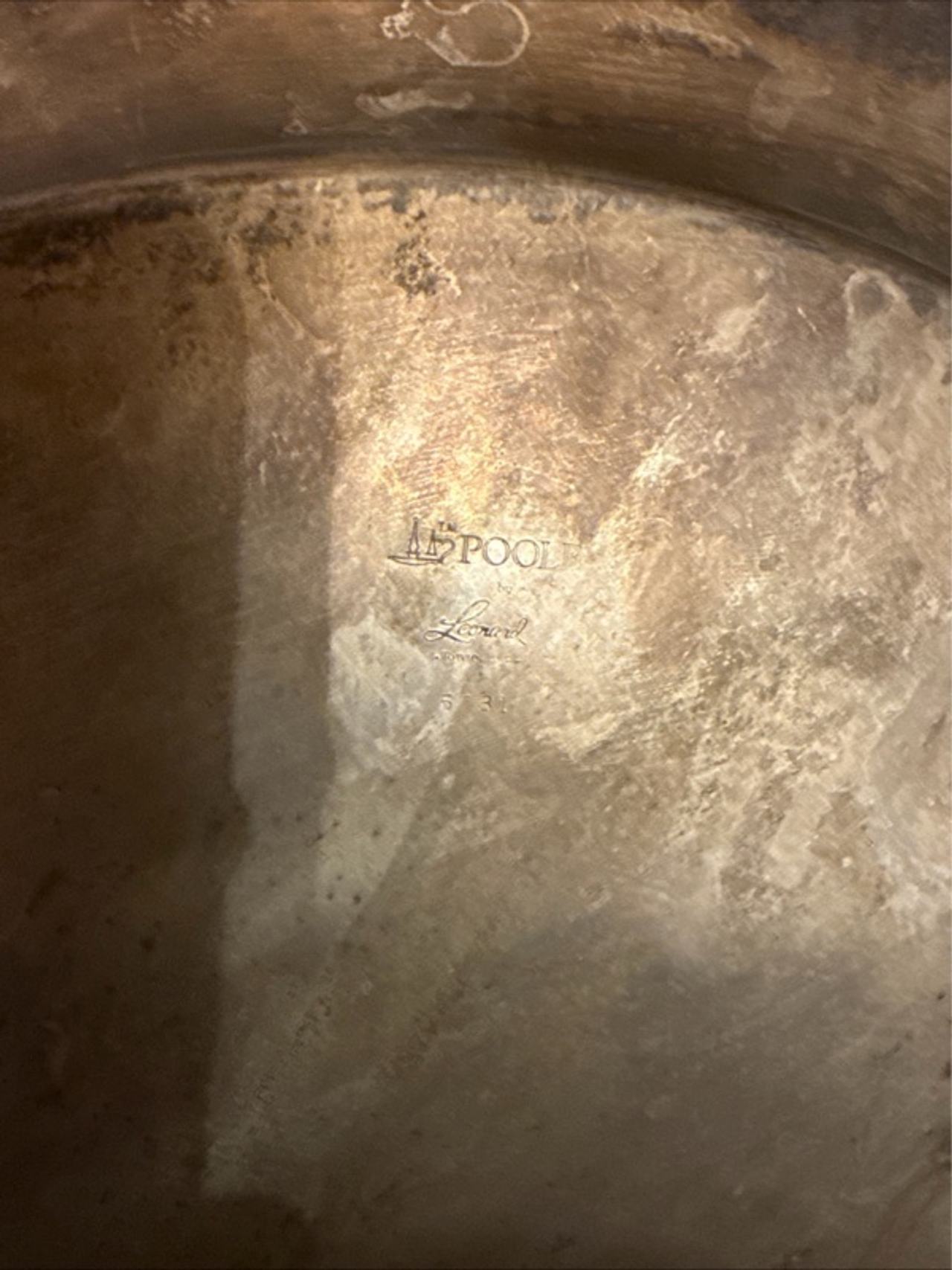 Silver Plated Round Serving Tray